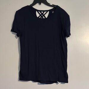 Elegant Navy Blue Girl’s Top